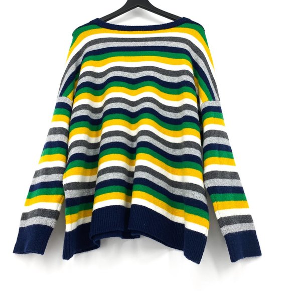 COURT & ROWE Wool Blend Striped Sweater - Picture 14 of 16